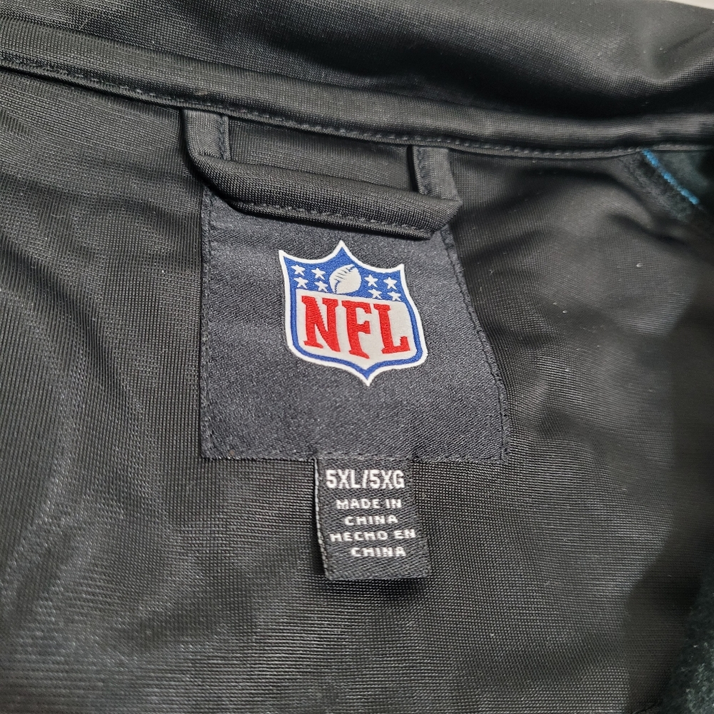 Sold! NFL Official Carolina Panther Track Jacket Full Zip Mens 5XL Big and Tall - Picture 4 of 11